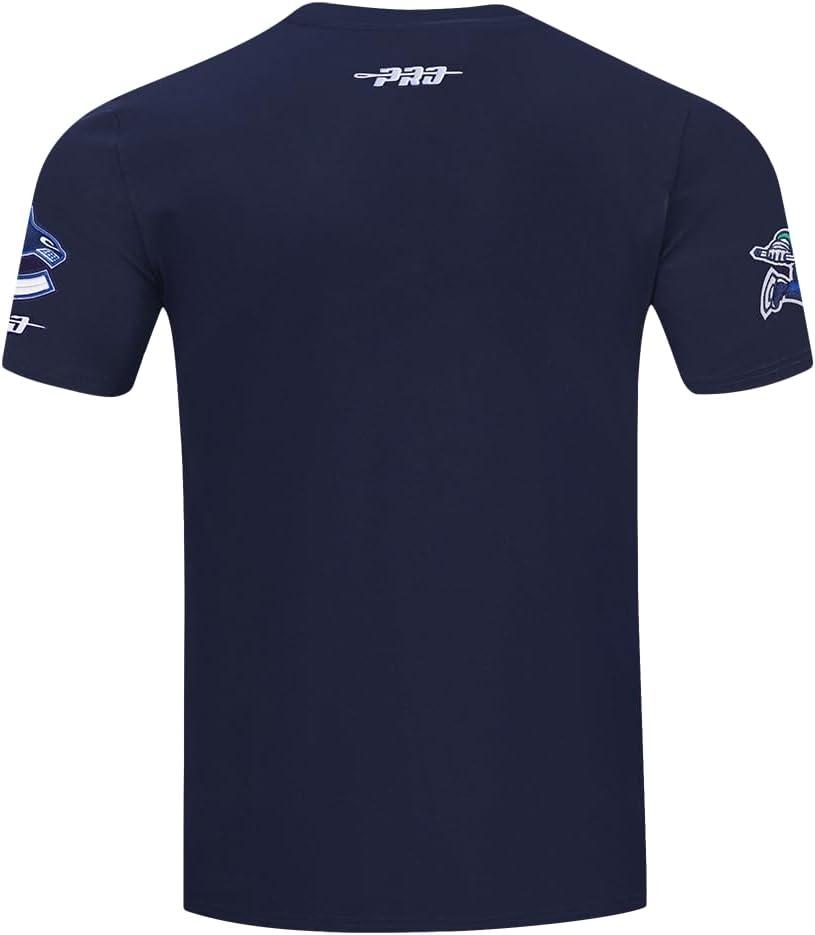 image:imagePro Standard Mens Mens NHL Classic Chenille Cotton Single Jersey Short Sleeve TeeMidnight Navy
