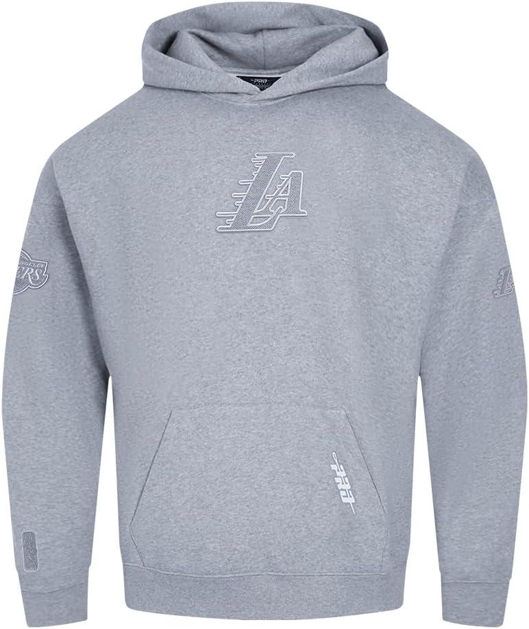image:imagePro Standard Mens NBA Reverse French Terry Pull Over HoodieDark Heather Gray