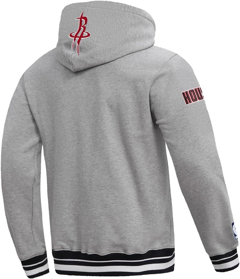 image:imagePro Standard Mens NBA Reverse French Terry Pull Over HoodieHeather GrayBlack