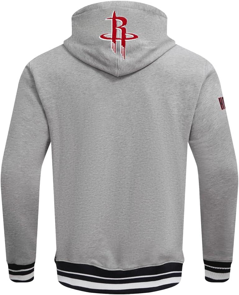 image:imagePro Standard Mens NBA Reverse French Terry Pull Over HoodieHeather GrayBlack