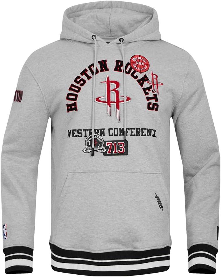 image:imagePro Standard Mens NBA Reverse French Terry Pull Over HoodieHeather GrayBlack