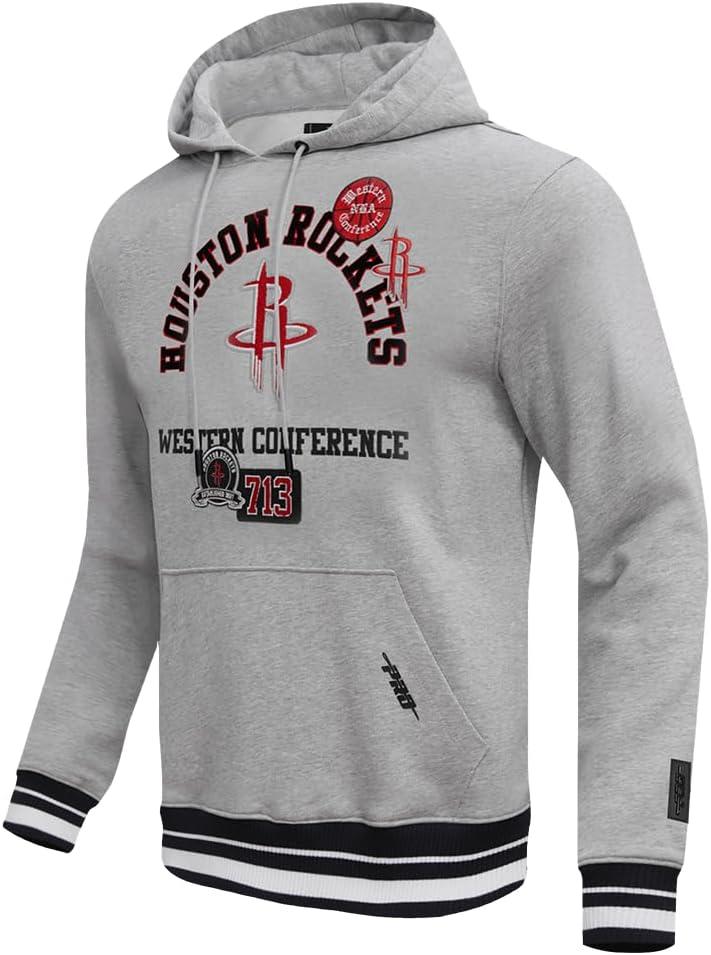 image:imagePro Standard Mens NBA Reverse French Terry Pull Over HoodieHeather GrayBlack