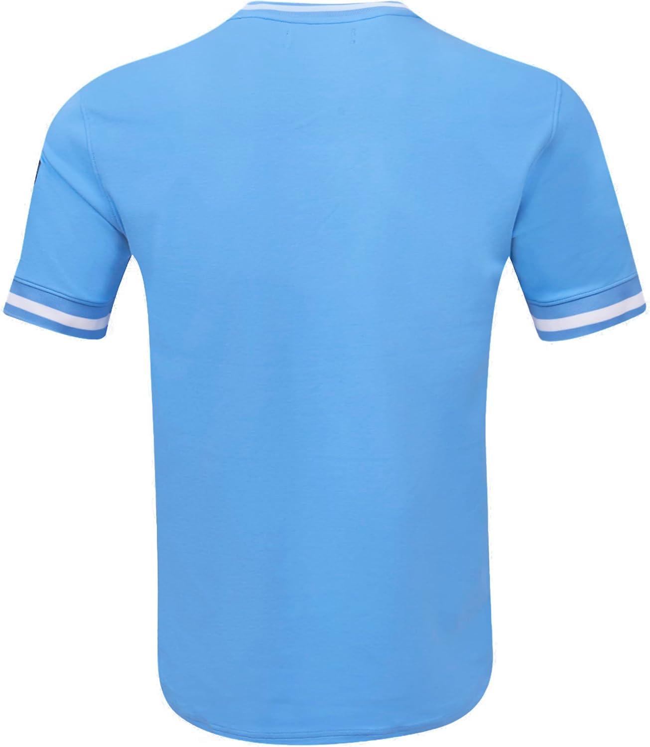 image:imagePro Standard NBA Mens Mens NBA Classic Chenille Cotton Double Knit Short Sleeve TeePrimary Team Color