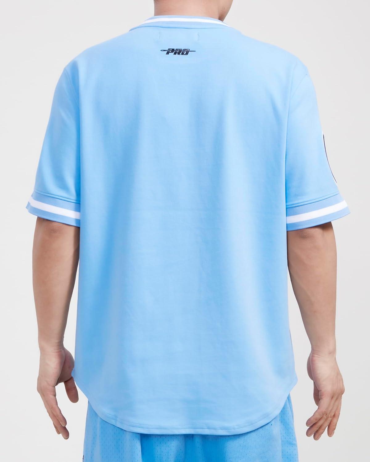 image:imagePro Standard NBA Mens Mens NBA Classic Chenille Cotton Double Knit Short Sleeve TeePrimary Team Color