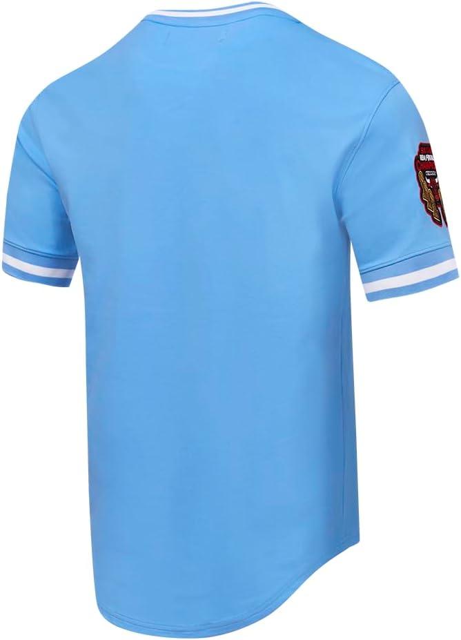 image:imagePro Standard NBA Mens Mens NBA Classic Chenille Cotton Double Knit Short Sleeve TeePrimary Team Color