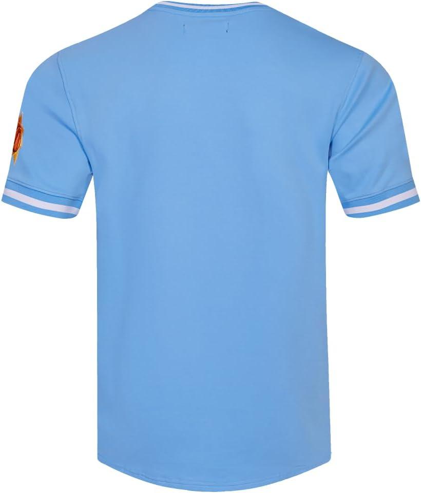 image:imagePro Standard NBA Mens Mens NBA Classic Chenille Cotton Double Knit Short Sleeve TeePrimary Team Color