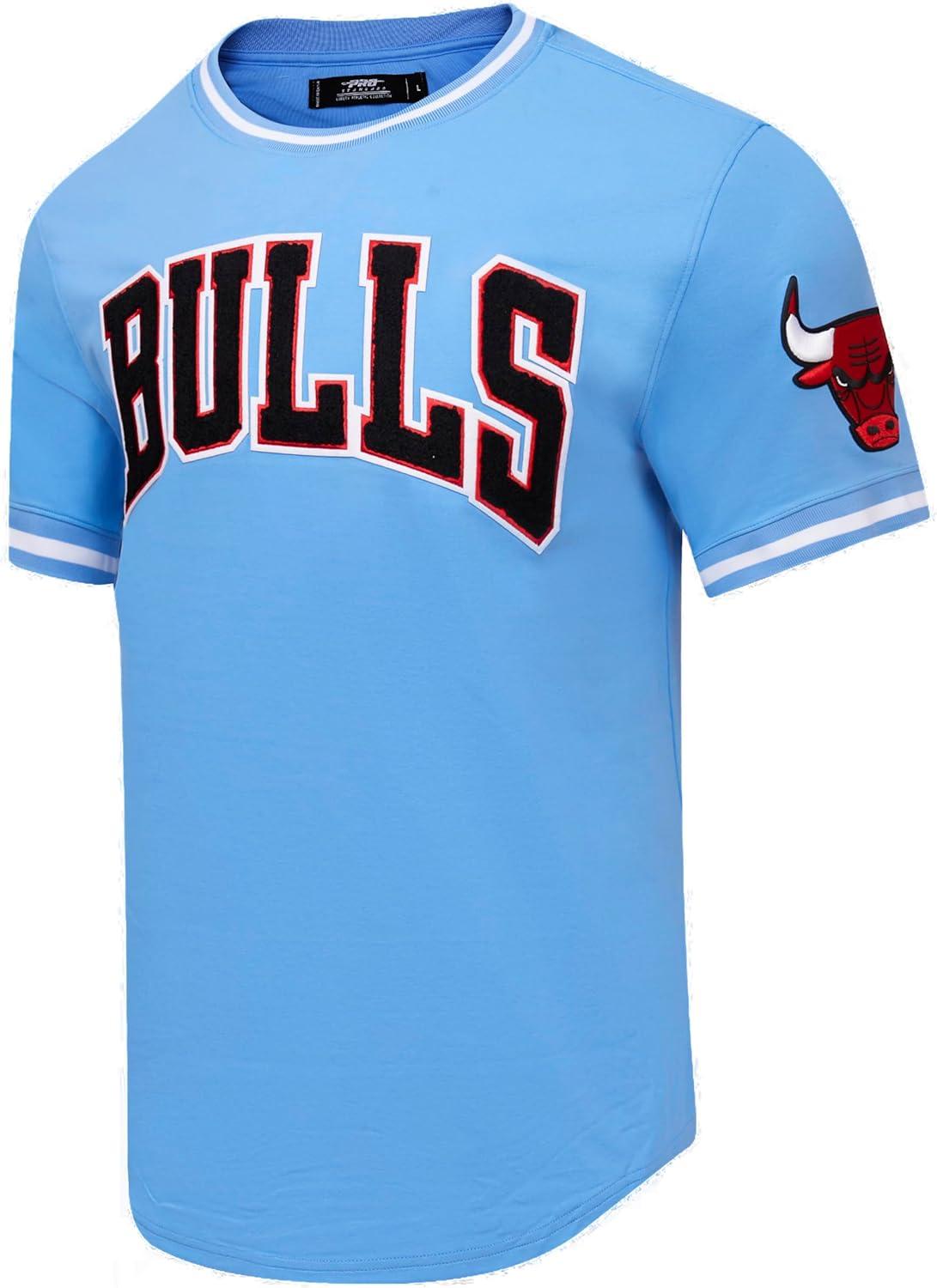 image:imagePro Standard NBA Mens Mens NBA Classic Chenille Cotton Double Knit Short Sleeve TeePrimary Team Color