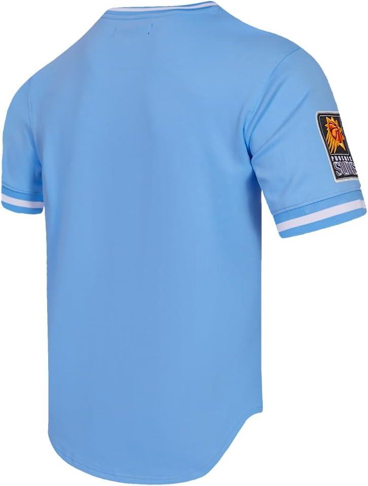 image:imagePro Standard NBA Mens Mens NBA Classic Chenille Cotton Double Knit Short Sleeve TeePrimary Team Color