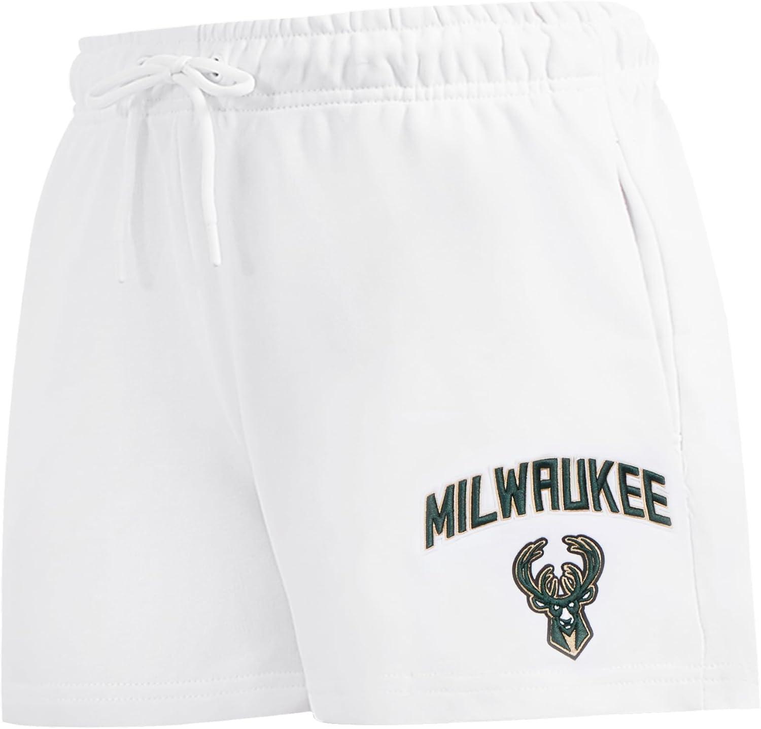 image:imagePro Standard NBA Womens Womens NBA Classic Chenille Fleece Fleece ShortWhite