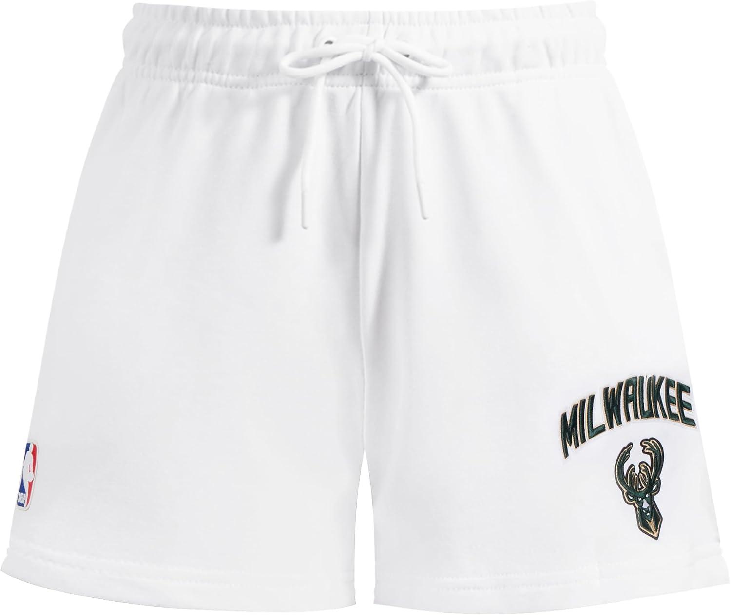 image:imagePro Standard NBA Womens Womens NBA Classic Chenille Fleece Fleece ShortWhite