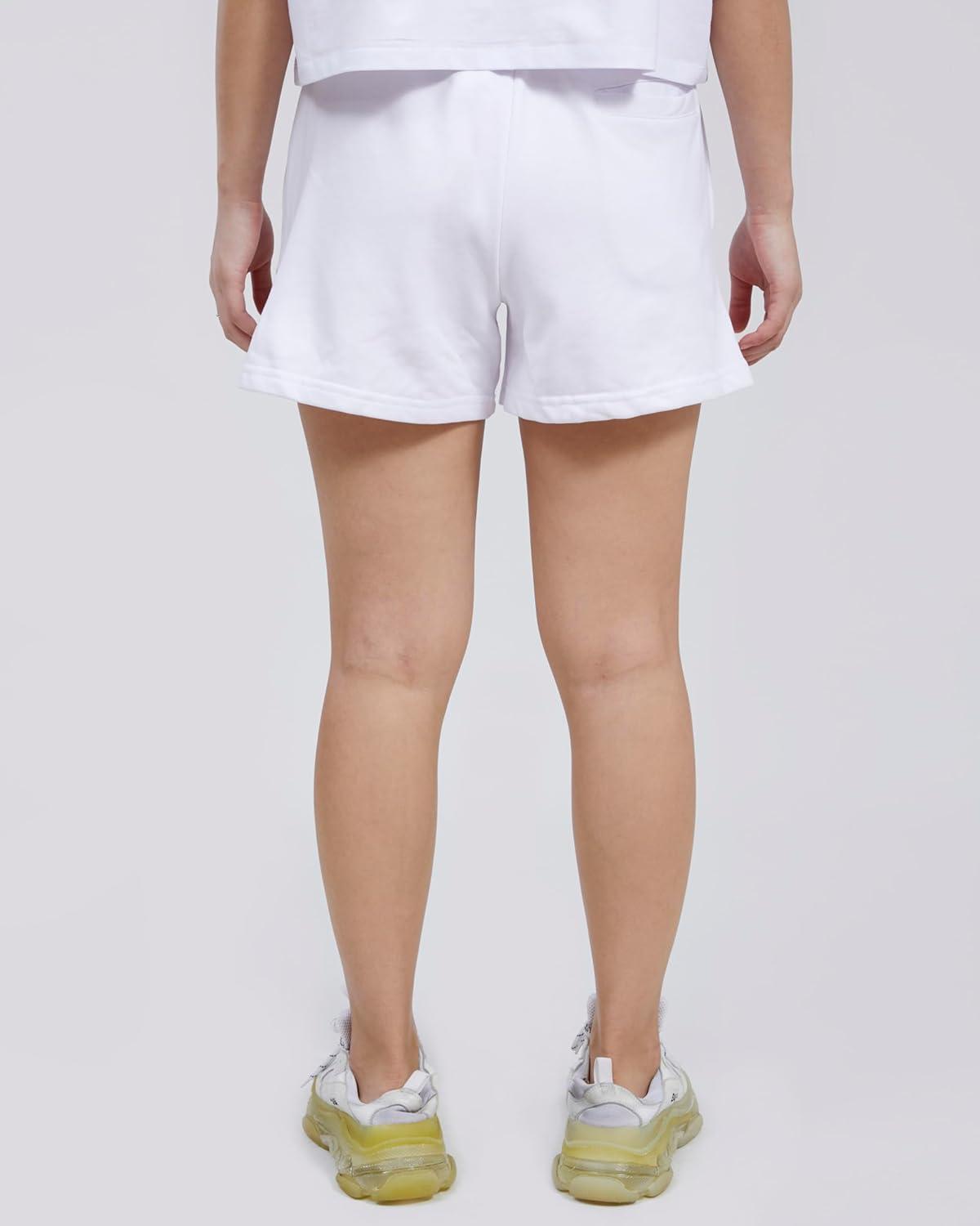 image:imagePro Standard NBA Womens Womens NBA Classic Chenille Fleece Fleece ShortWhite