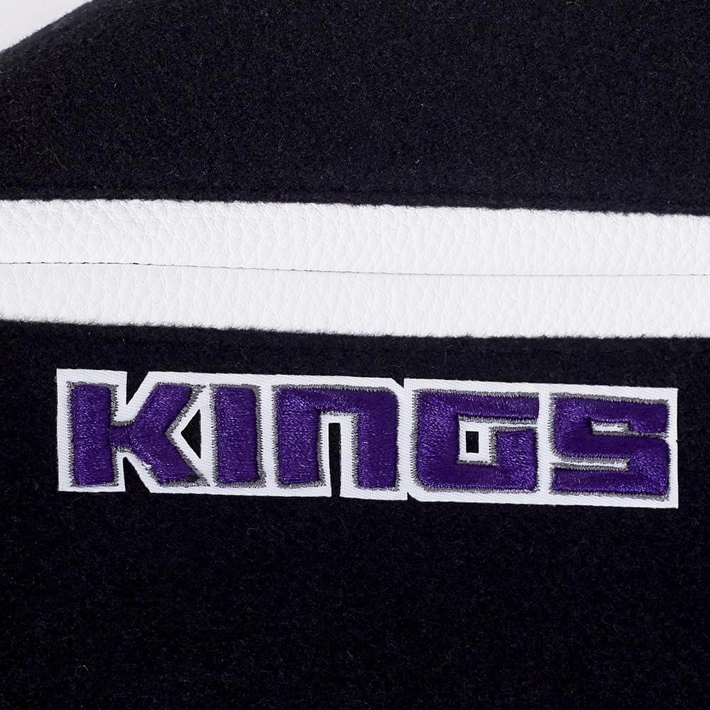 image:imagePro Standard NBA boys Pro Standard Big Boys Nba Classic Chenille Wool Varsity JacketBlackWhite