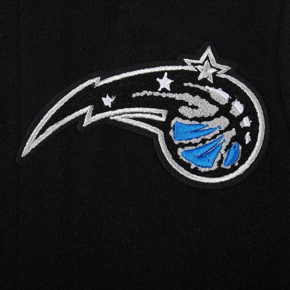 image:imagePro Standard NBA boys Pro Standard Big Boys Nba Classic Chenille Wool Varsity JacketBlackWhite