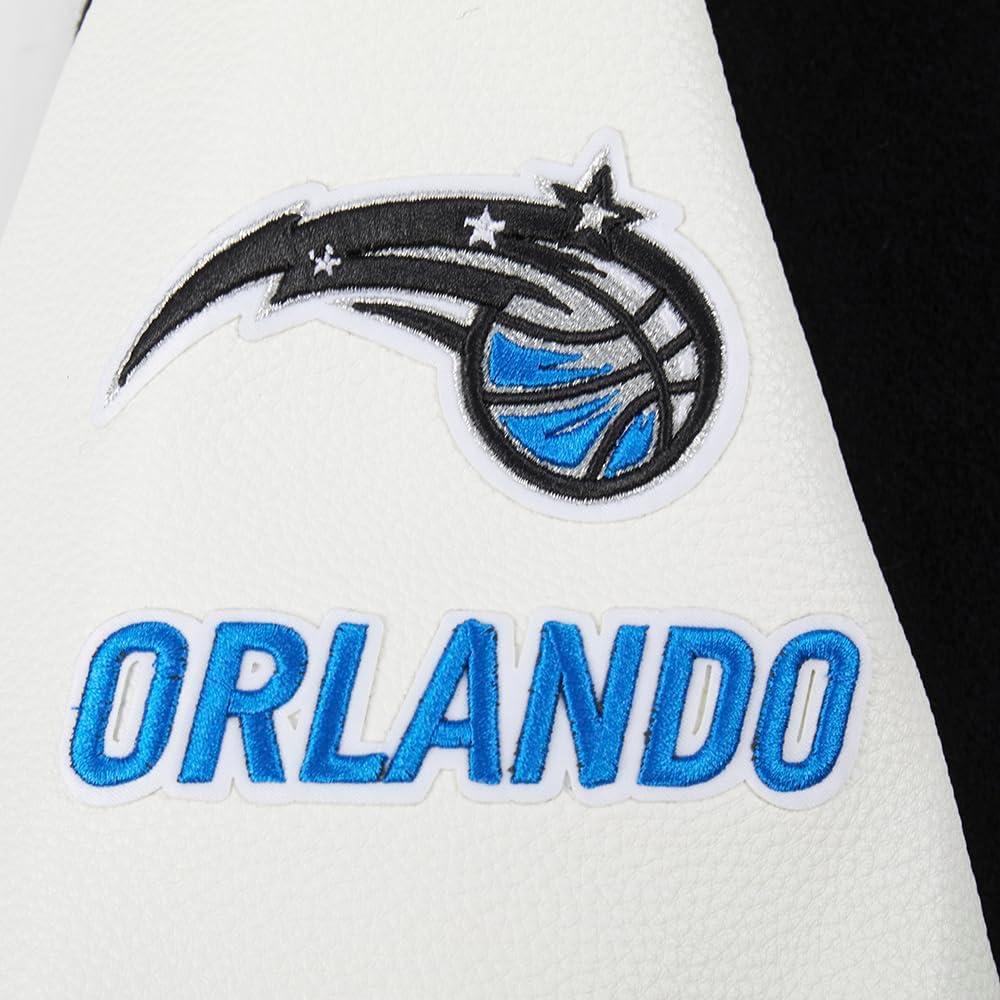 image:imagePro Standard NBA boys Pro Standard Big Boys Nba Classic Chenille Wool Varsity JacketBlackWhite