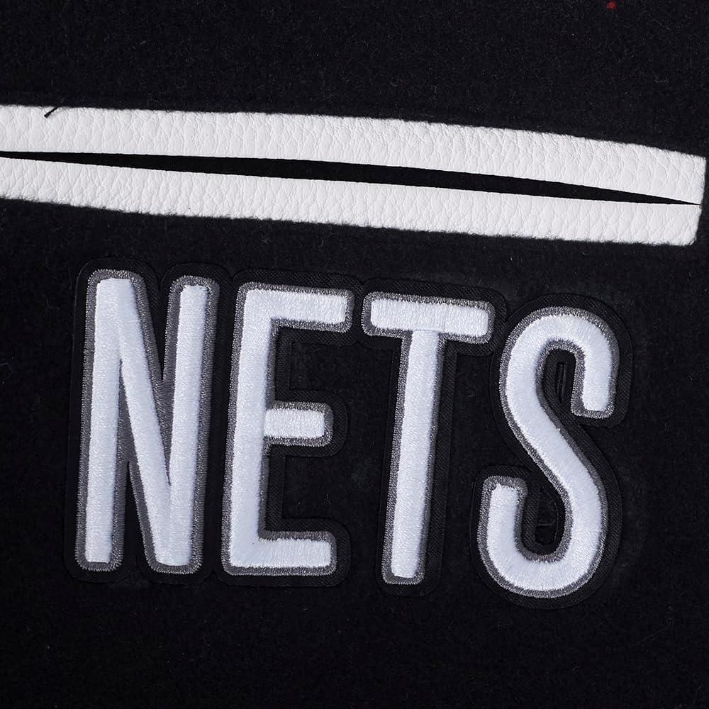 image:imagePro Standard NBA boys Pro Standard Big Boys Nba Classic Chenille Wool Varsity JacketBlackWhite