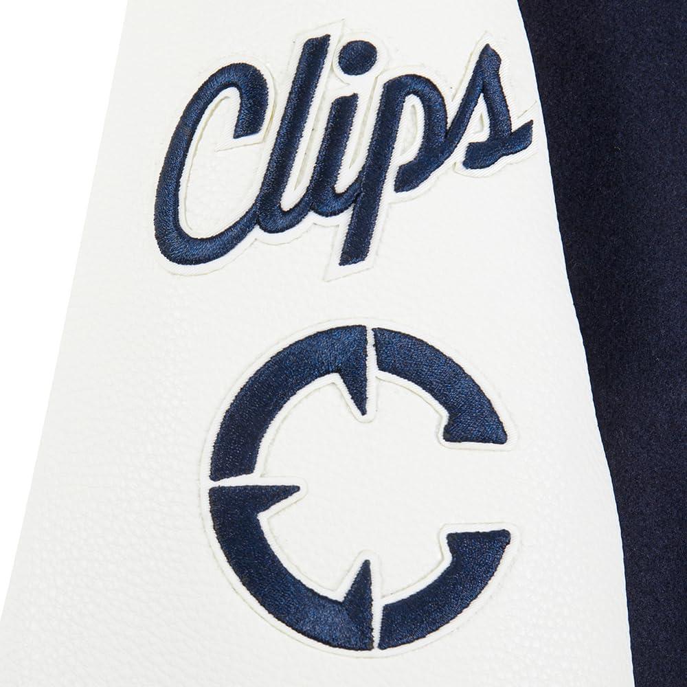 image:imagePro Standard NBA boys Pro Standard Big Boys Nba Classic Chenille Wool Varsity JacketMidnight NavyWhite