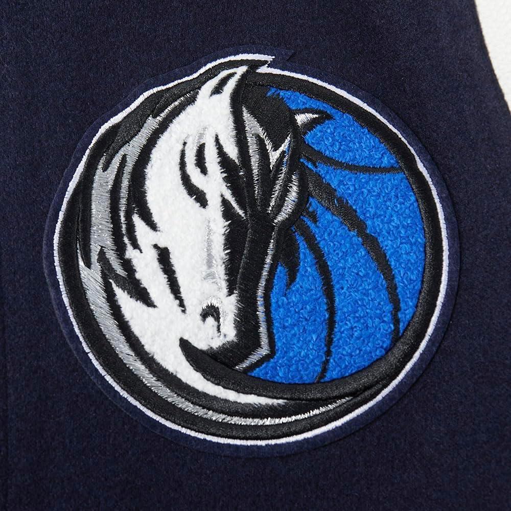 image:imagePro Standard NBA boys Pro Standard Big Boys Nba Classic Chenille Wool Varsity JacketMidnight NavyWhite