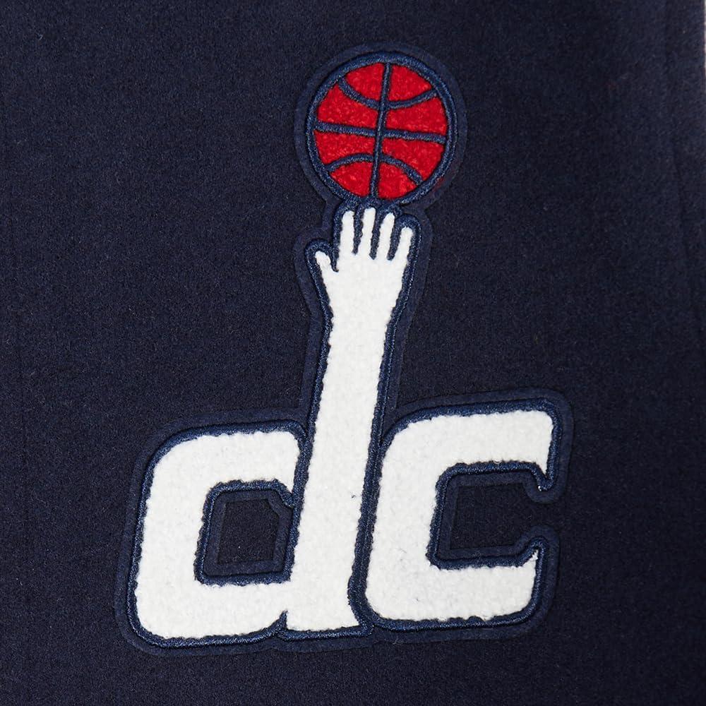 image:imagePro Standard NBA boys Pro Standard Big Boys Nba Classic Chenille Wool Varsity JacketMidnight NavyWhite