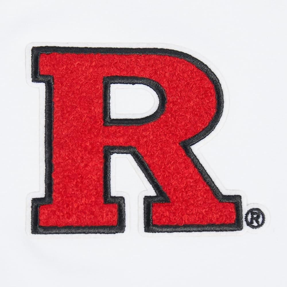image:imagePro Standard NCAA Womens Womens College Classic Chenille Cotton Short Sleeve Boxy TeeWhite