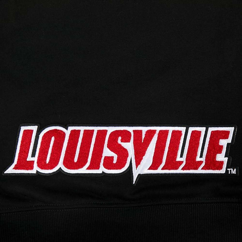 image:imagePro Standard NCAA womens Womens College Classic Chenille Brushed Back French Terry Cropped Pullover HoodieBlack