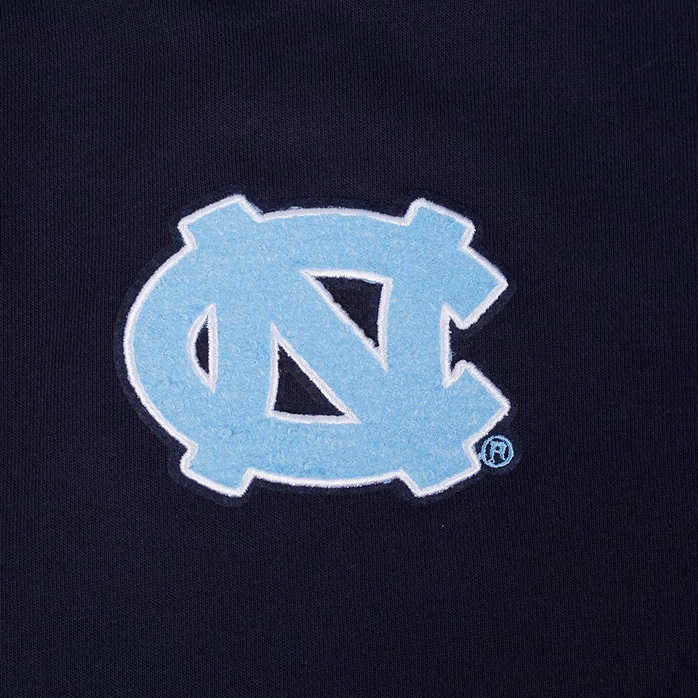 image:imagePro Standard NCAA womens Womens College Classic Chenille Brushed Back French Terry Cropped Pullover HoodieMidnight Navy