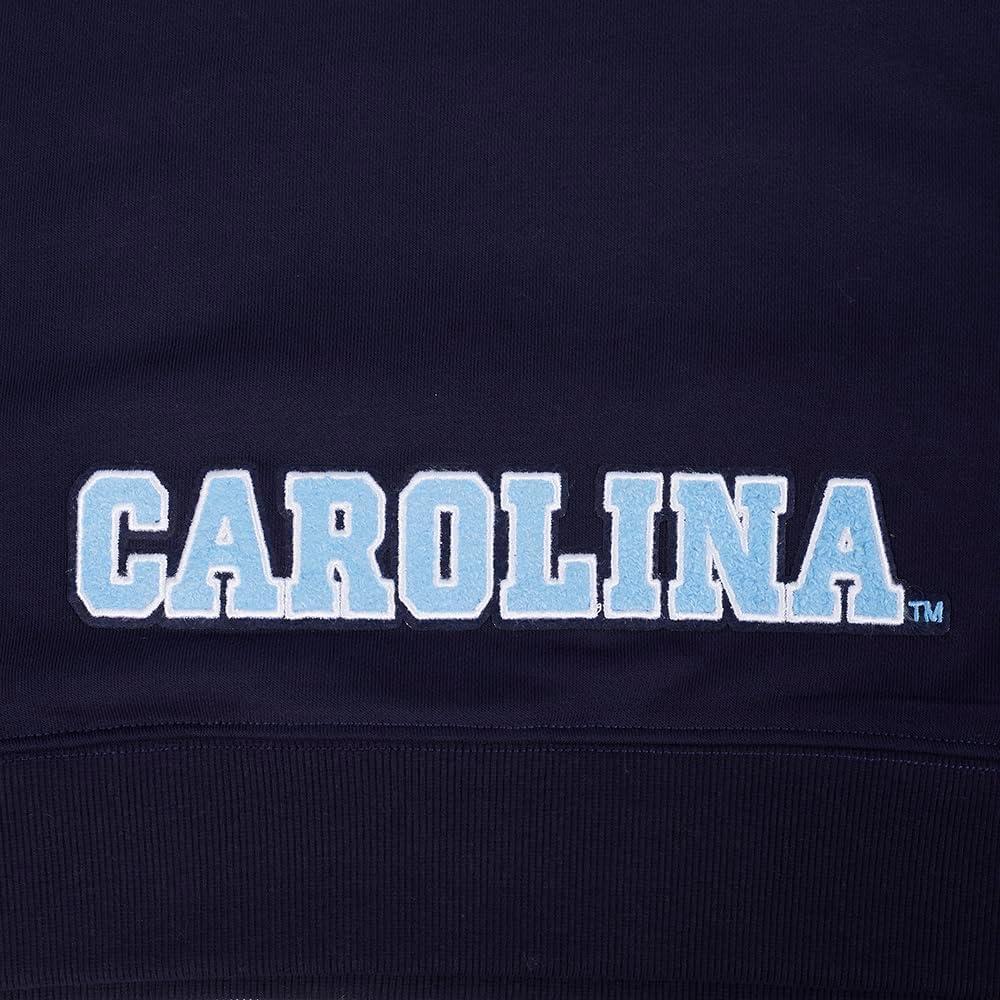 image:imagePro Standard NCAA womens Womens College Classic Chenille Brushed Back French Terry Cropped Pullover HoodieMidnight Navy