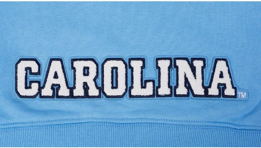 image:imagePro Standard NCAA womens Womens College Classic Chenille Brushed Back French Terry Cropped Pullover HoodieUniversity Blue