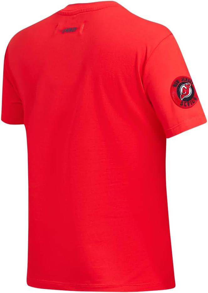image:imagePro Standard NHL Womens Pro Standard Womens NHL Classic Chenille Cotton Short Sleeve Slim Fit TeeRed