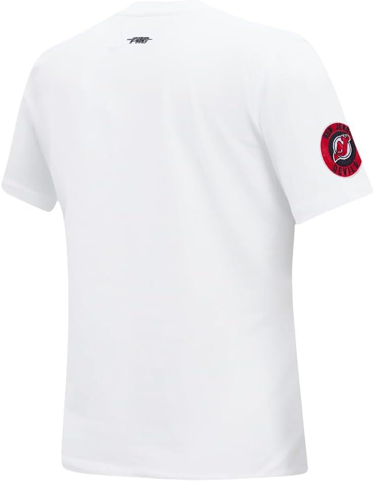 image:imagePro Standard NHL Womens Pro Standard Womens NHL Classic Chenille Cotton Short Sleeve Slim Fit TeeWhite