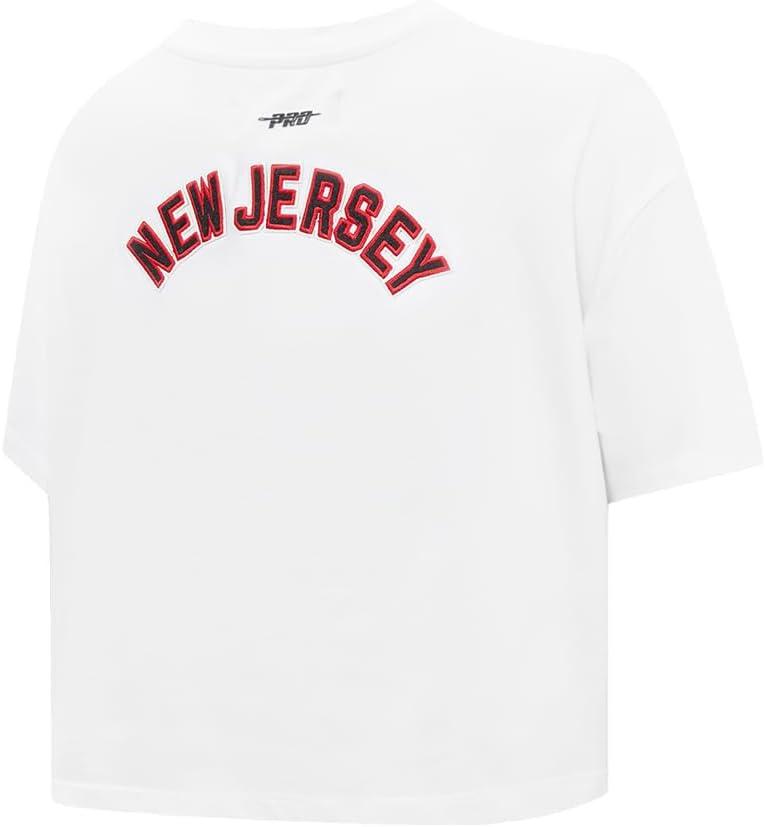 image:imagePro Standard NHL Womens Pro Standard Womens NHL Classic Chenille Short Sleeve Boxy TeeWhite