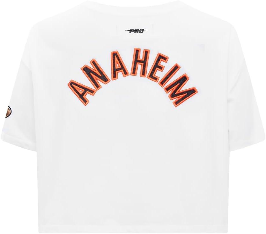 image:imagePro Standard NHL Womens Pro Standard Womens NHL Classic Chenille Short Sleeve Boxy TeeWhite