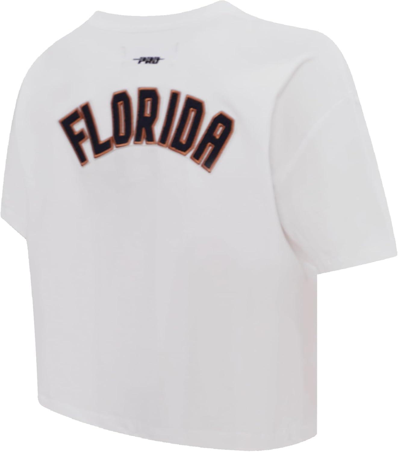 image:imagePro Standard NHL Womens Pro Standard Womens NHL Classic Chenille Short Sleeve Boxy TeeWhite