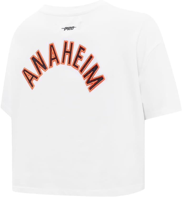 image:imagePro Standard NHL Womens Pro Standard Womens NHL Classic Chenille Short Sleeve Boxy TeeWhite