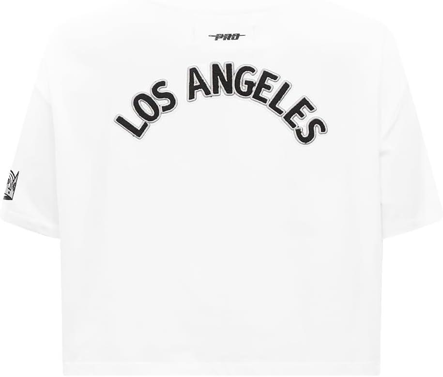 image:imagePro Standard NHL Womens Pro Standard Womens NHL Classic Chenille Short Sleeve Boxy TeeWhite