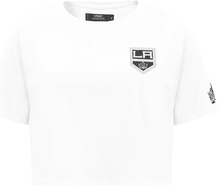image:imagePro Standard NHL Womens Pro Standard Womens NHL Classic Chenille Short Sleeve Boxy TeeWhite
