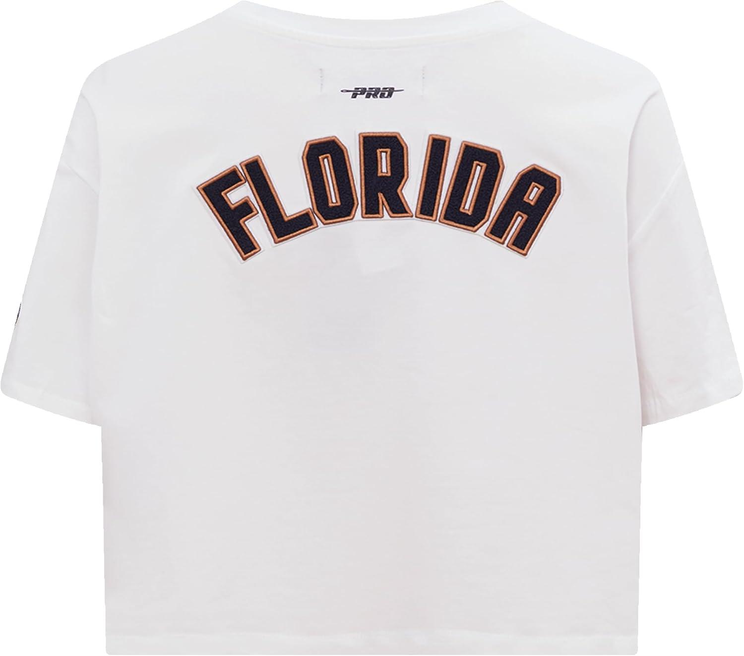 image:imagePro Standard NHL Womens Pro Standard Womens NHL Classic Chenille Short Sleeve Boxy TeeWhite