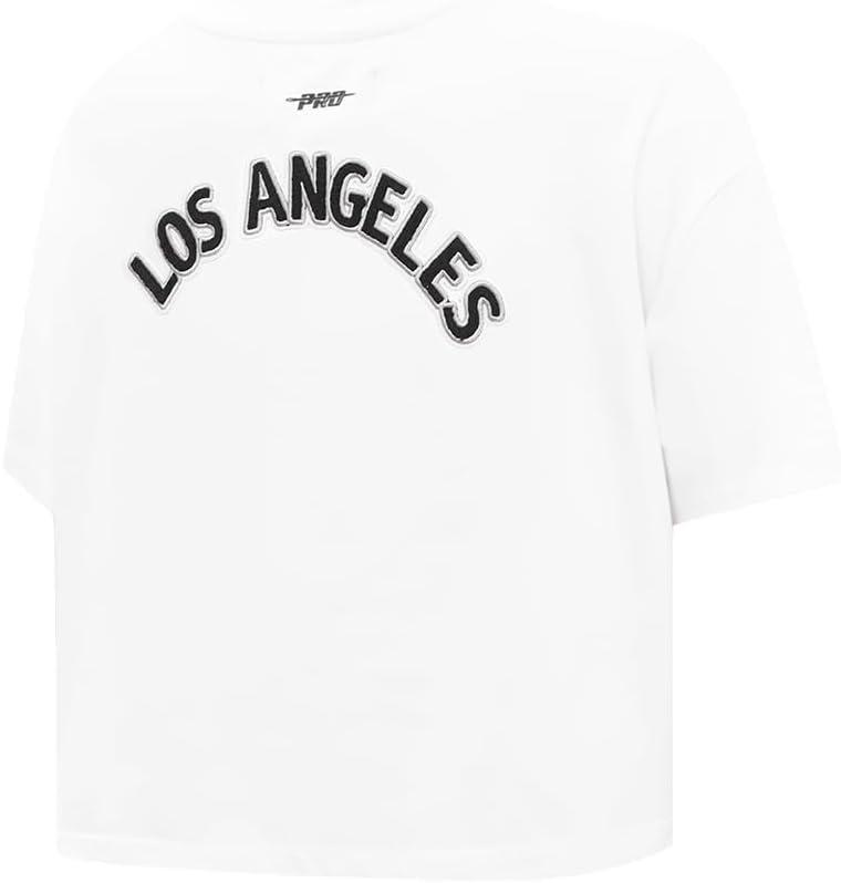 image:imagePro Standard NHL Womens Pro Standard Womens NHL Classic Chenille Short Sleeve Boxy TeeWhite