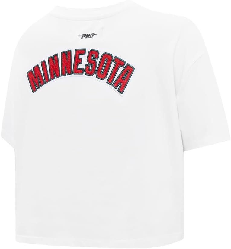 image:imagePro Standard NHL Womens Pro Standard Womens NHL Classic Chenille Short Sleeve Boxy TeeWhite
