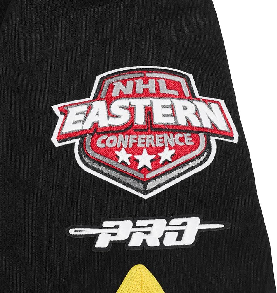 image:imagePro Standard NHL mens Mens Nhl Classic Chenille Cotton Double Knit Button DownBlackYellow