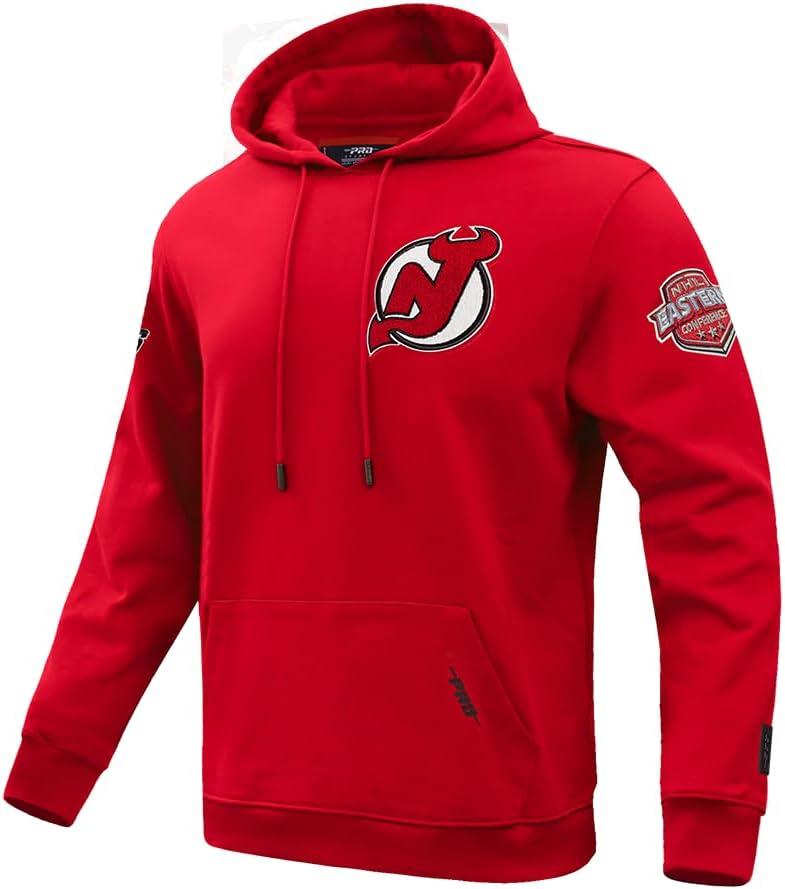 image:imagePro Standard NHL mens Mens Nhl Classic Chenille Cotton Double Knit Pull Over HoodieTeam Color