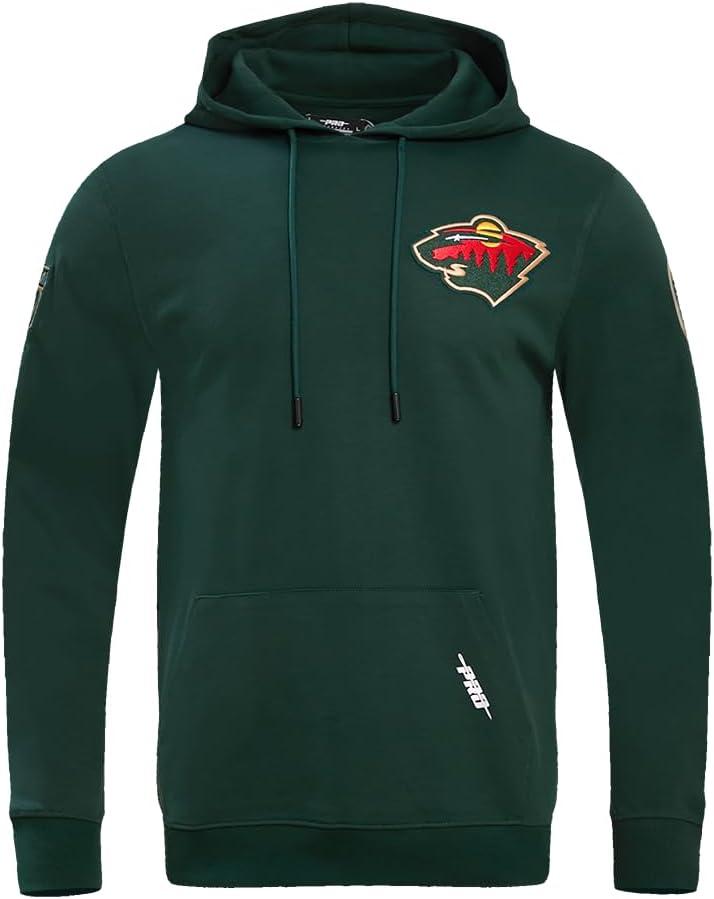 image:imagePro Standard NHL mens Mens Nhl Classic Chenille Cotton Double Knit Pull Over HoodieTeam Color