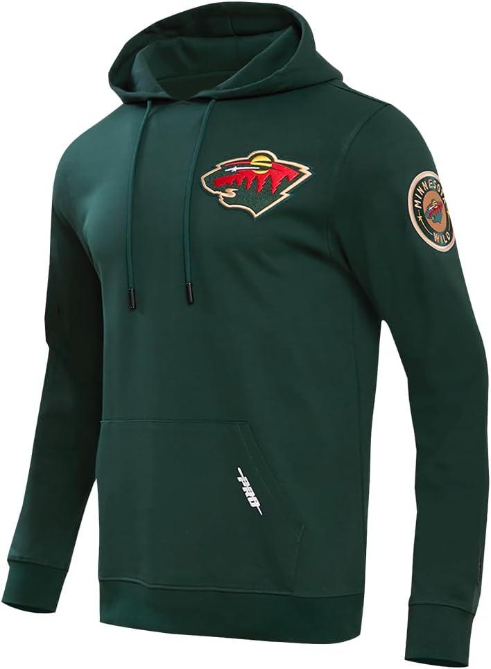 image:imagePro Standard NHL mens Mens Nhl Classic Chenille Cotton Double Knit Pull Over HoodieTeam Color