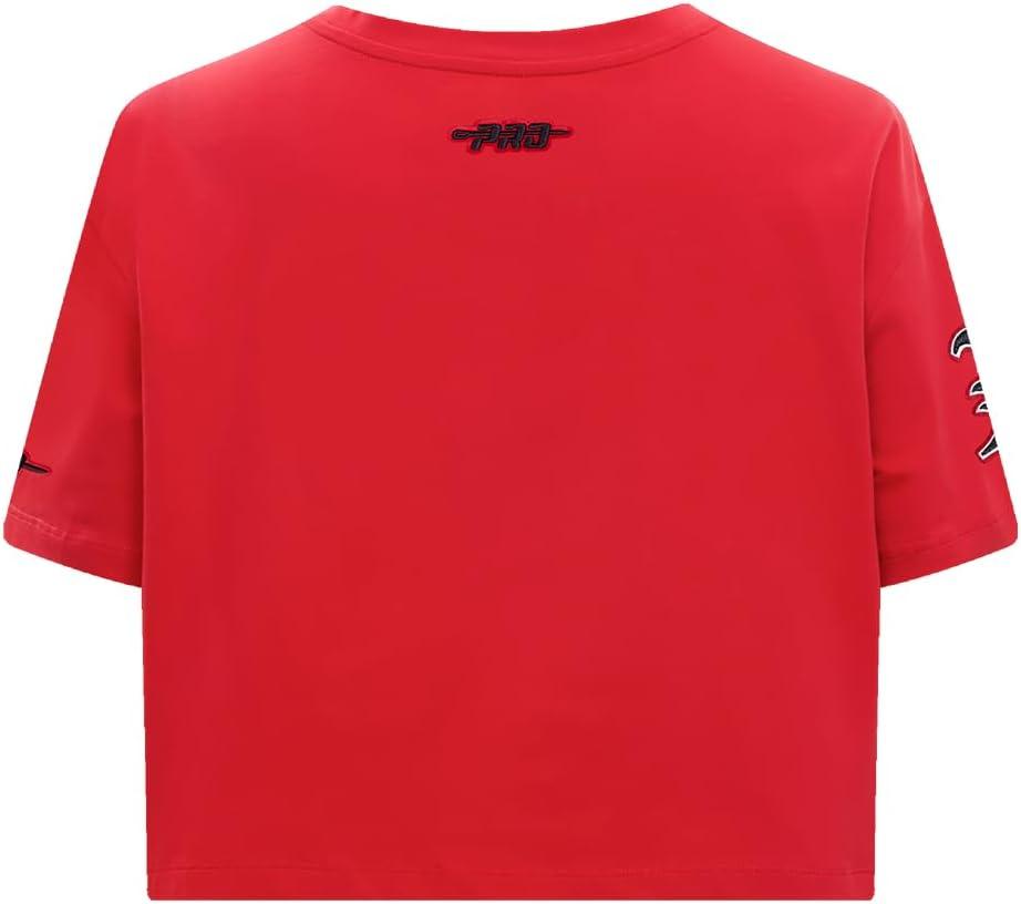 image:imagePro Standard Womens College Classic Chenille Short Sleeve Boxy TeeRed