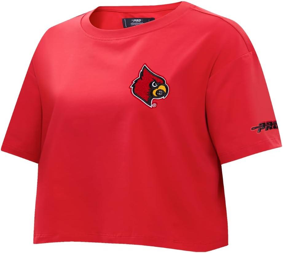 image:imagePro Standard Womens College Classic Chenille Short Sleeve Boxy TeeRed