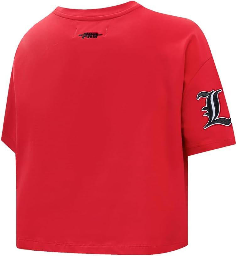 image:imagePro Standard Womens College Classic Chenille Short Sleeve Boxy TeeRed