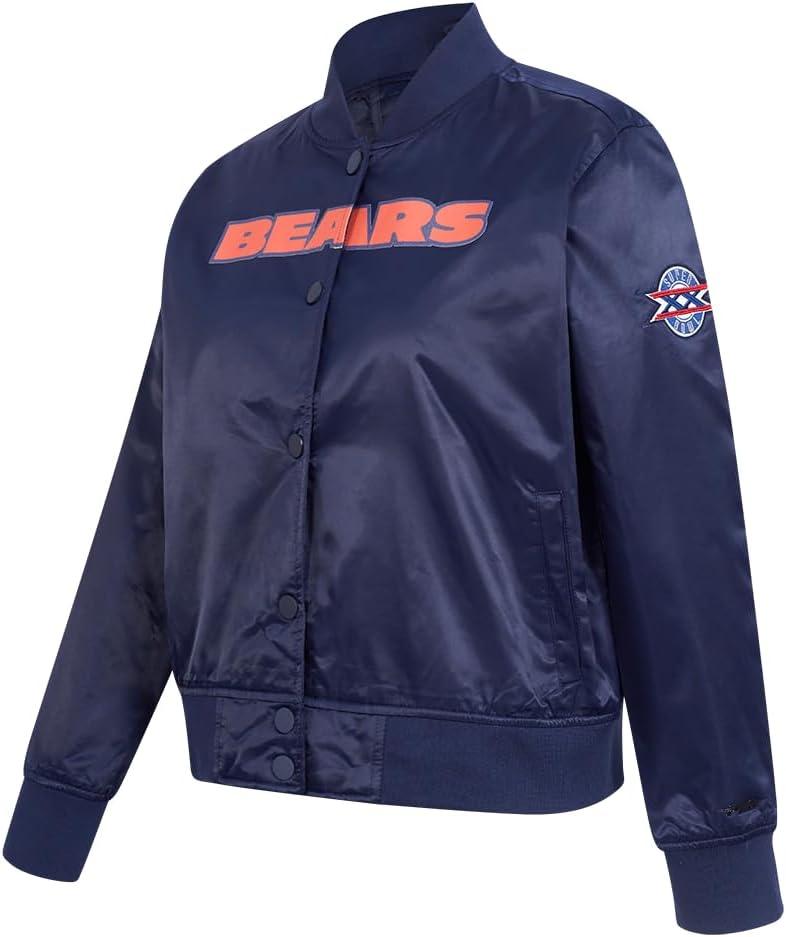 image:imagePro Standard Womens NFL Classic Chenille Satin JacketBlue
