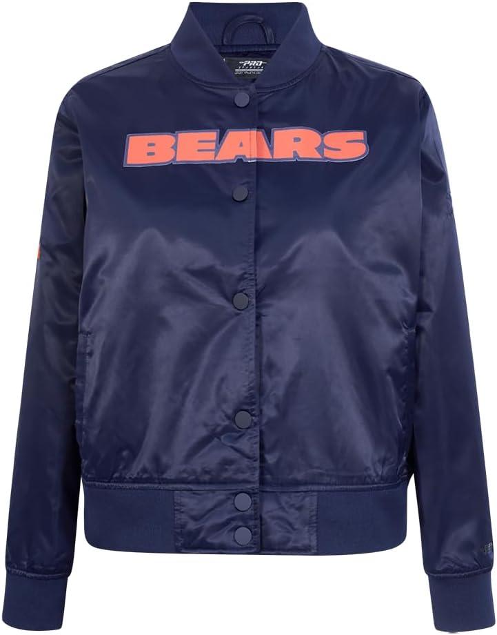 image:imagePro Standard Womens NFL Classic Chenille Satin JacketBlue