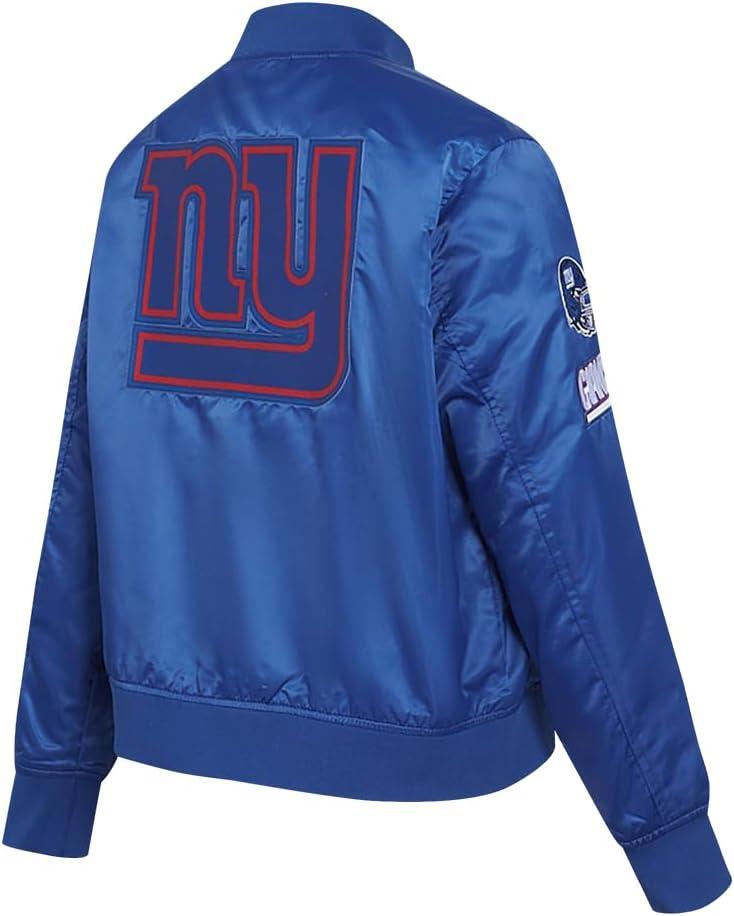image:imagePro Standard Womens NFL Classic Chenille Satin JacketBlue