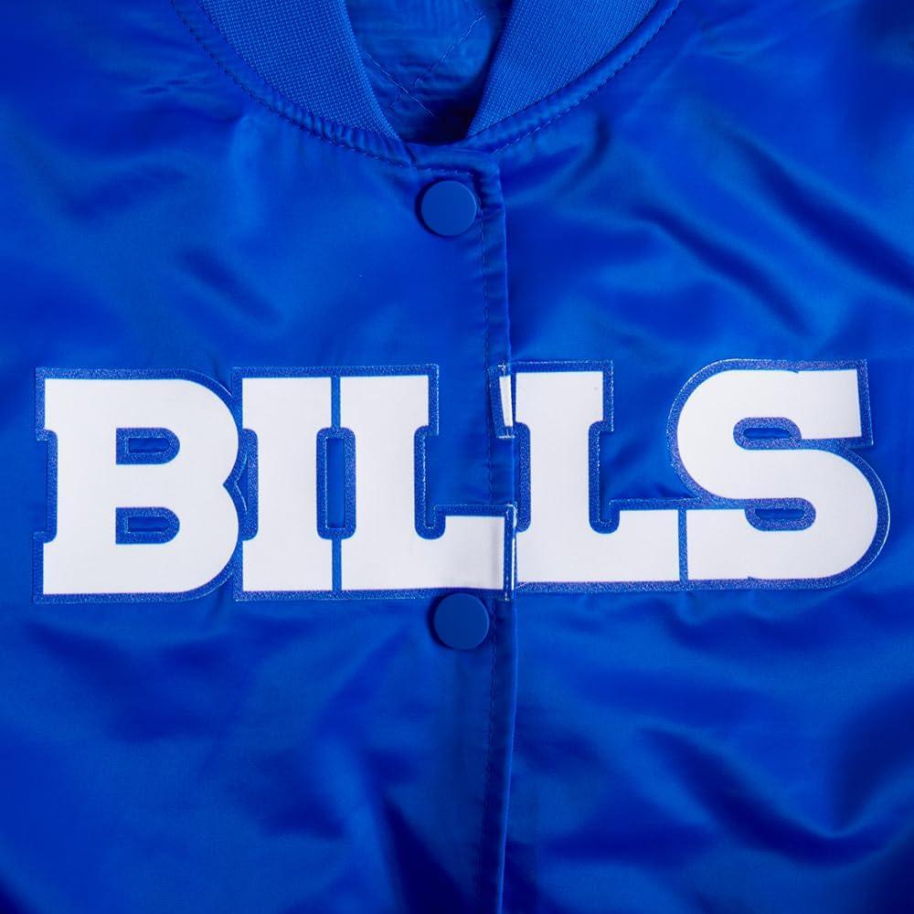 image:imagePro Standard Womens NFL Classic Chenille Satin JacketBlue