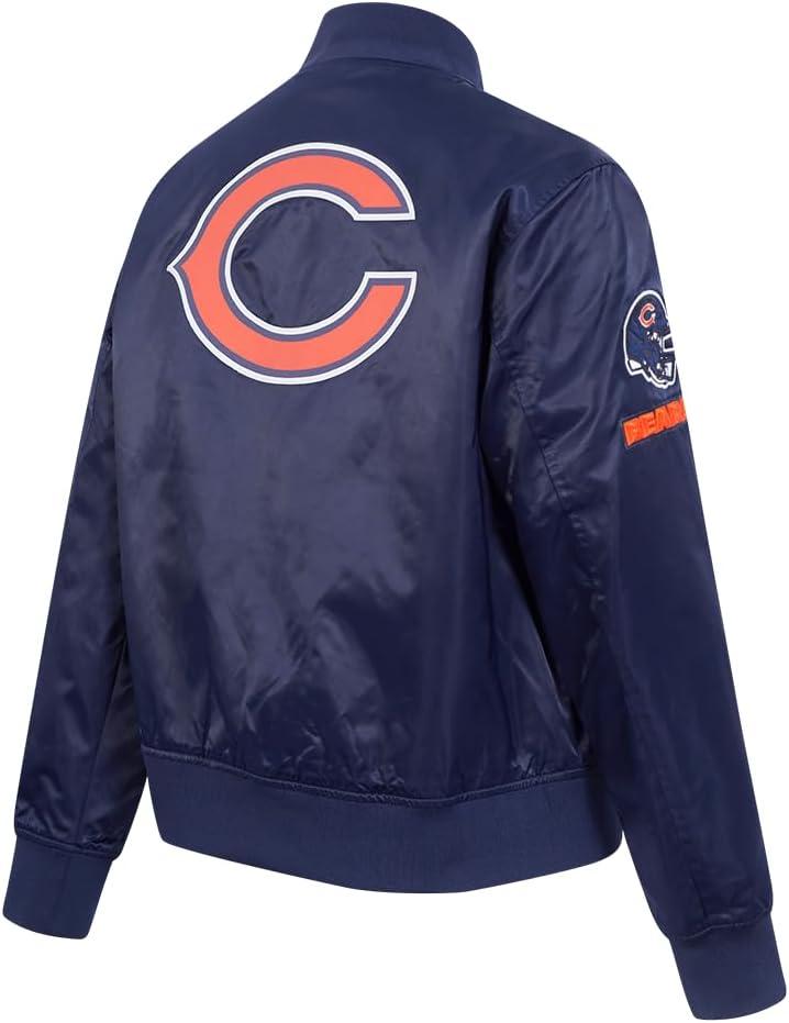 image:imagePro Standard Womens NFL Classic Chenille Satin JacketBlue